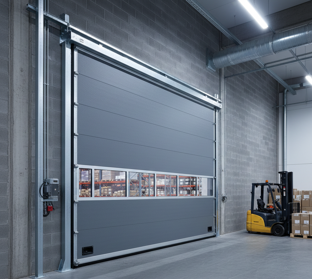 Endüstriyel Seksiyonel Kapı Uygulama